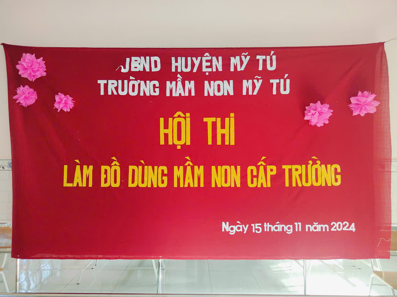 TỔ CHỨC HỘI THI LÀM ĐỒ DÙNG DẠY HỌC CẤP TRƯỜNG, NĂM HỌC 2024-2025